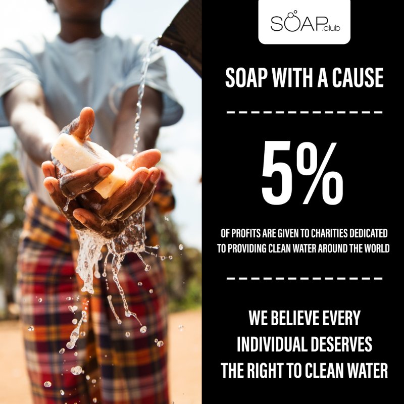 Soap.Club natural soap charity