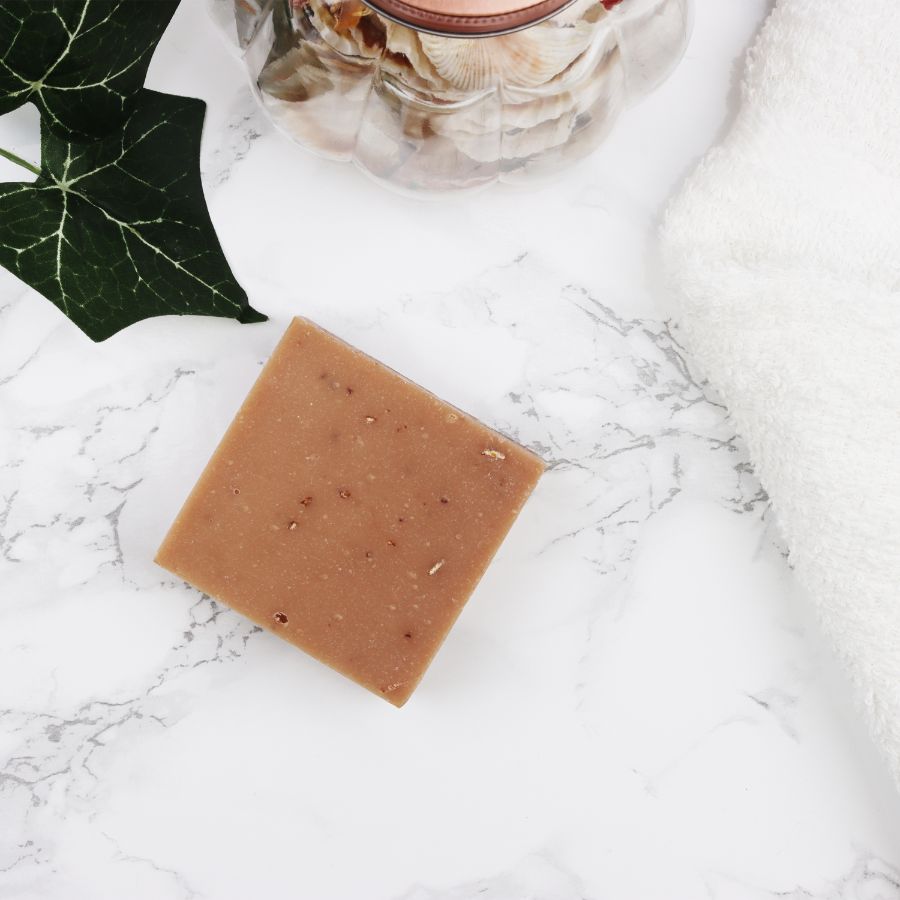 Solitude exfoliating artisan soap  with oatmeal