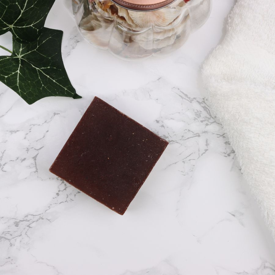 Sweet Vanilla Bean cold processed exfoliating soap  